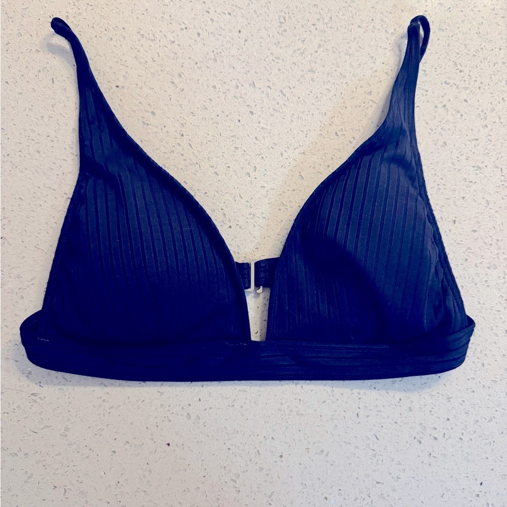 Abercrombie Ribbed Triangle Bikini Top S